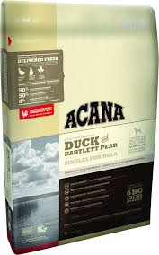 acana duck and pear dog food