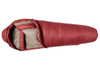 Kelty Cosmic 0 Sleeping Bag, red, shown partially opened