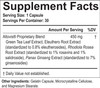 Altovis for Daily Natural Energy Support Supplement Facts