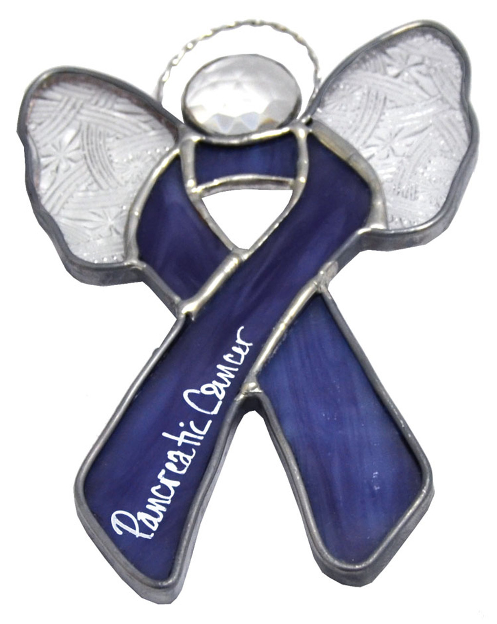 cancer ribbon with wings for guys