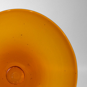 Blown Rondels - 18L Amber Blown Rondels - 18L Amber