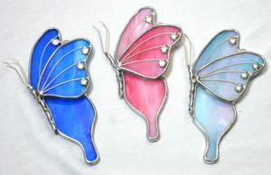 Butterflies in Profile Art Glass Suncatchers Butterflies in Profile Art Glass Suncatchers