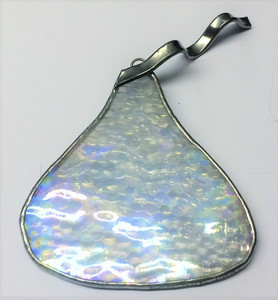 Chocolalte candy kiss art glass suncatcher Chocolalte candy kiss art glass suncatcher