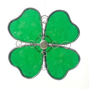 Four Leaf Clover Shamrock Suncatcher - 7849 Four Leaf Clover Shamrock Suncatcher - 7849