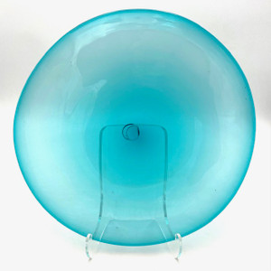 Blown Rondels - 14" 637 Turquoise Blue Green Blown Rondels - 14" 637 Turquoise Blue Green