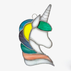 Multi-Colored Unicorn Suncatcher - 7719 Multi-Colored Unicorn Suncatcher - 7719