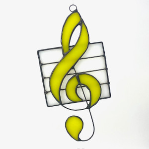 Treble Clef Suncatcher - 1458 Treble Clef Suncatcher - 1458
