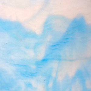 Sheet Glass - 37ML Ripple (Sky Blue (618), White, Clear) Opalescent Combination