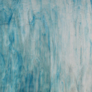 Sheet Glass - 4SPL  (Royal Blue (609), Clear, White) Opalescent Combination Sheet Glass - 4SPL  (Royal Blue (609), Clear, White) Opalescent Combination