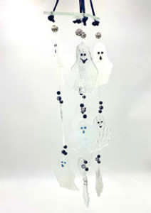 Ghost Wind Chime with Painted Details Ghost Wind Chime with Painted Details