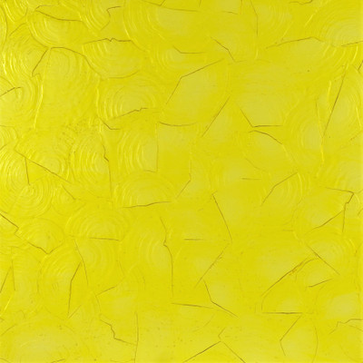 216LL Yellow Cathedral Art Sheet Glass by KOG Kokomo Opalescent Glass Rondalite Texture