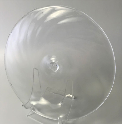 Blown Rondels - Optic - 7" Clear Twist