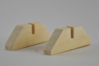 Hand Crafted Wood Display Feet