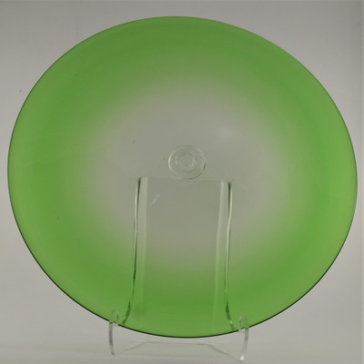 Blown Rondels - Incalmo Specialty - 15" 2 Band Green and Pale Green