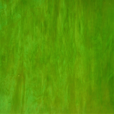 122 (Lime Green Opalume, Green Cathedral) Opalescent Combination Smooth Texture Art Sheet Glass