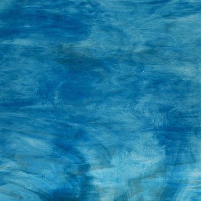 4SPLX (Royal Blue (609), Clear, White) Opalescent Combination Smooth Texture Art Sheet Glass