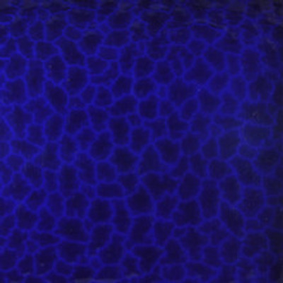 Sheet Glass - 600 Dark Cobalt Blue Cathedral in Wavolite Texture