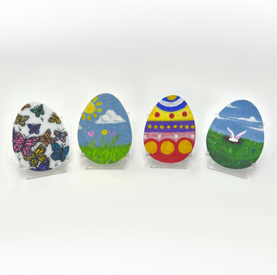 April 04 Saturday - KIDS CLASS - Painting on Glass  - 9:00 am - 11:00 am