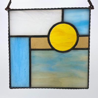 April 09 Thursday - Basic Foil Panel Class - 8:30 am - 12:30 pm OR 1:00 pm - 5:00 pm with Dee