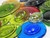 Dot Art Glass Pressed Jewel Shown in Assorted Colors Dot Art Glass Pressed Jewel Shown in Assorted Colors