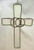 Cross with Double Rings Art Glass Suncatcher Cross with Double Rings Art Glass Suncatcher
