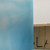 Detail of 37 (Sky Blue (618), White) Opalescent Combination Art Sheet Glass by KOG Kokomo Opalescent Glass Smooth Texture Showing Opacity
