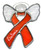 Angel Wings Leukemia Cancer Awareness Ribbon Suncatcher Angel Wings Leukemia Cancer Awareness Ribbon Suncatcher