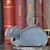 Exploring Mouse Freestanding Suncatcher in gray opalescent glass Exploring Mouse Freestanding Suncatcher in gray opalescent glass