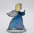 Freestanding Praying Angel in Profile Art Glass Suncatcher - in Blue, White, Amber, and Pink Opalescent