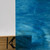 Detail of 4SPLX (Royal Blue (609), Clear, White) Opalescent Combination Smooth Texture Art Sheet Glass by KOG Kokomo Opalescent Glass Showing Opacity
