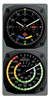 VOR Wall Clock / Airspeed Thermometer