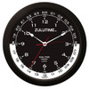 14" ZuluTime Dual Time Clock - Black/White