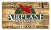 Airplane Rides $1 Vintage Metal Sign