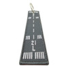 Runway 21L-3R Embroidered Keychain