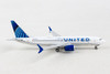 GeminiJets United 737MAX8 1/400 Being United Reg# N27261