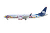 Gemini AeroMexico 737MAX9 1/400 Kukulcan REG#XA-GQS