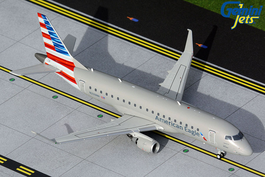 Gemini200 American Eagle E175 1/200 REG#N233NN - Pilot Stuff Online