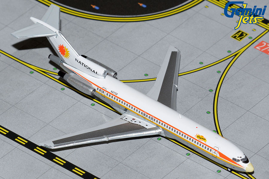 GeminiJets National 727-200 1/400 Reg# N4732 - Pilot Stuff Online