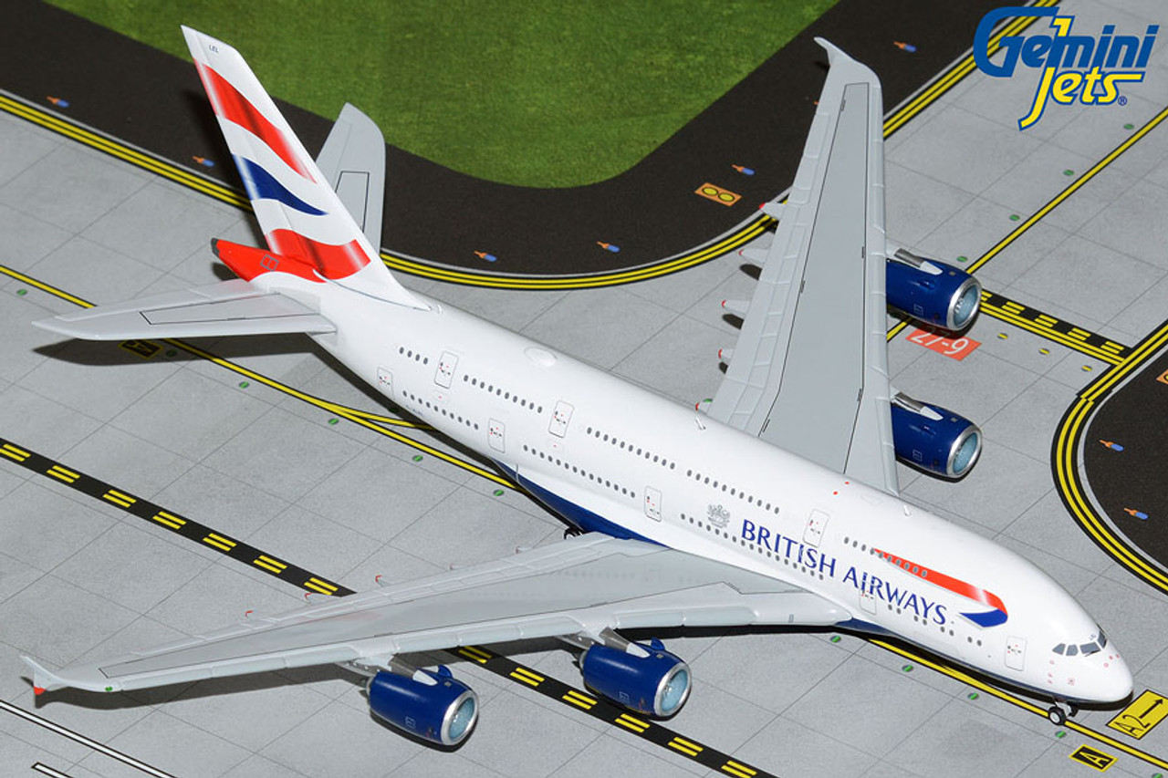 GeminiJets British Airways A380 1/400 Reg# G-XLEL - Pilot Stuff Online