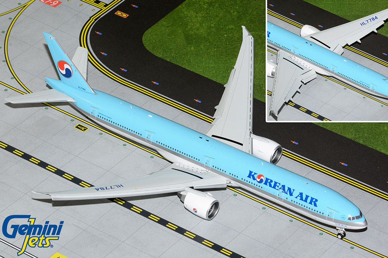 Gemini200 Korean Air 777-300ER 1/200 Reg# HL7784 Flaps Down