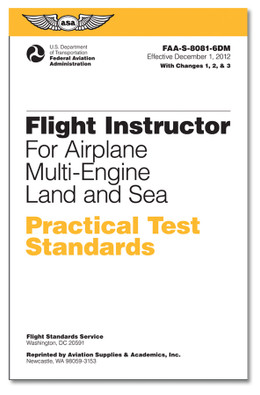 Practical Test Standards - Flight Instructor Multi