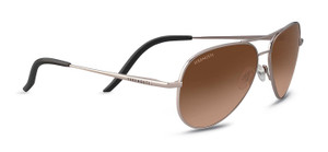 Serengeti Carrara Small Sunglasses - Matte Rose Gold, Polarized Drivers