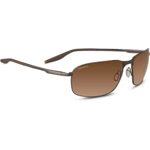 Serengeti Varese Sunglasses - Brushed Brown, Mineral Drivers Gradient