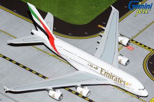 GeminiJets Emirates A380 1/400 Small Expo 2020 Logo Reg# A6-EVN