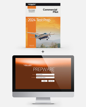 2024 ASA Commercial Pilot Test Prep Plus Prepware