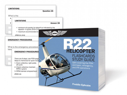 R22 Helicopter Flashcards Study Guide