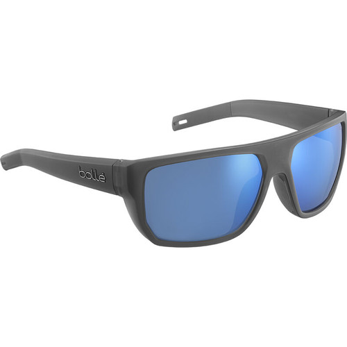 Bolle Vulture Sunglasses - Matte Crystal Grey, Offshore Blue Polarized