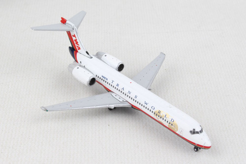 Boeing 747SP Commercial Aircraft Trans World Airlines - Boston Express  White w/Red 1/400 Diecast Model Airplane by GeminiJets