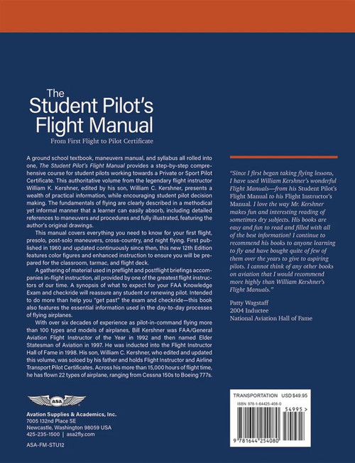 The Student Pilot's Flight Manual     The Student Pilot's Flight Manual - 12th Edition