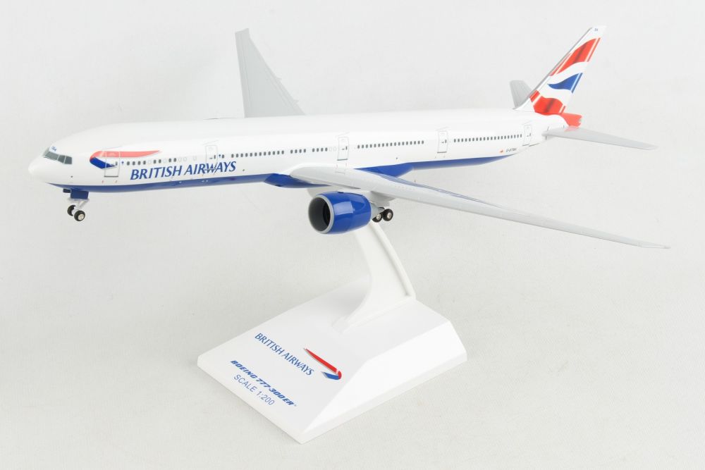 SKYMARKS British Airways 777-300ER 1/200 W/Gear REG G-STBC